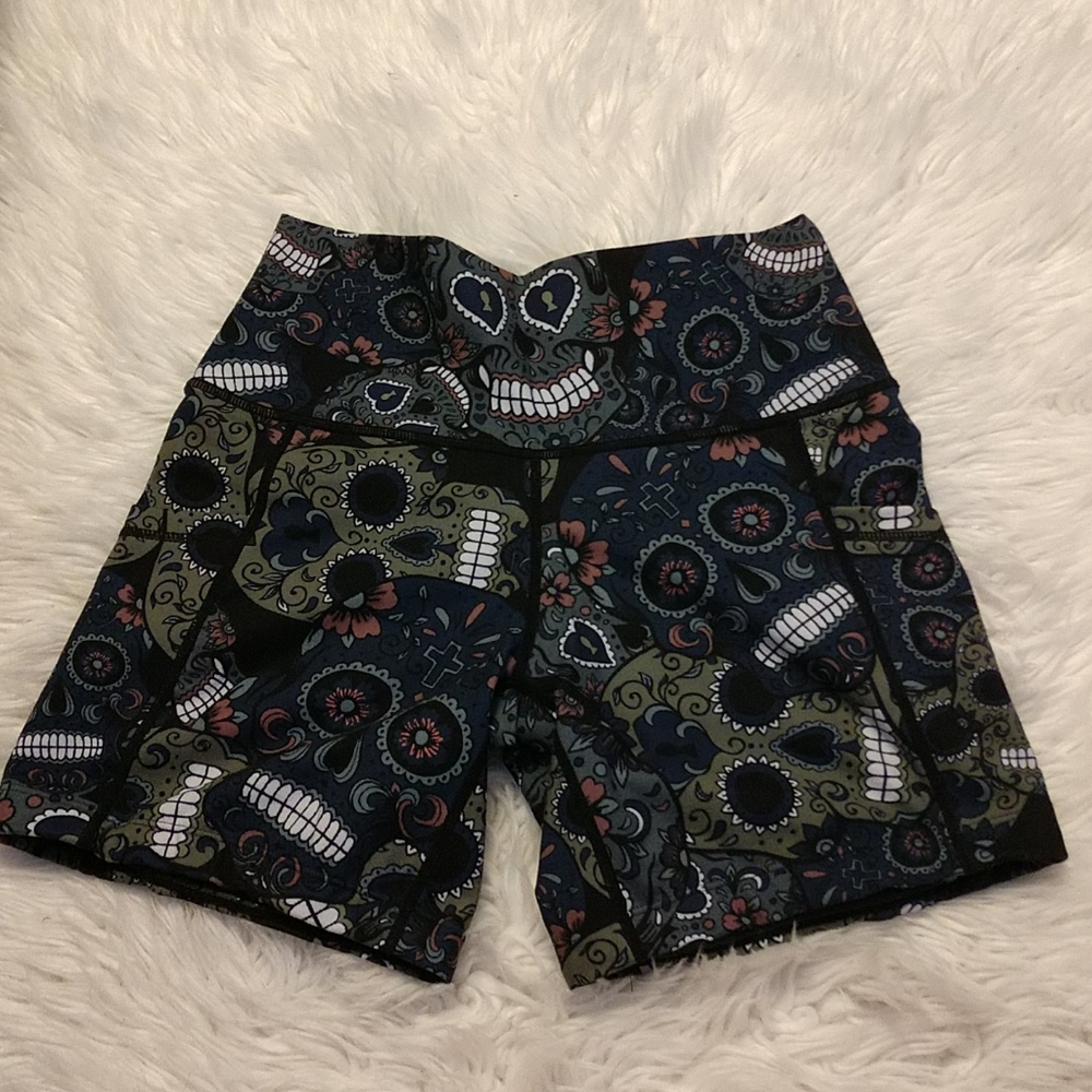 Midnight Skull Shorts